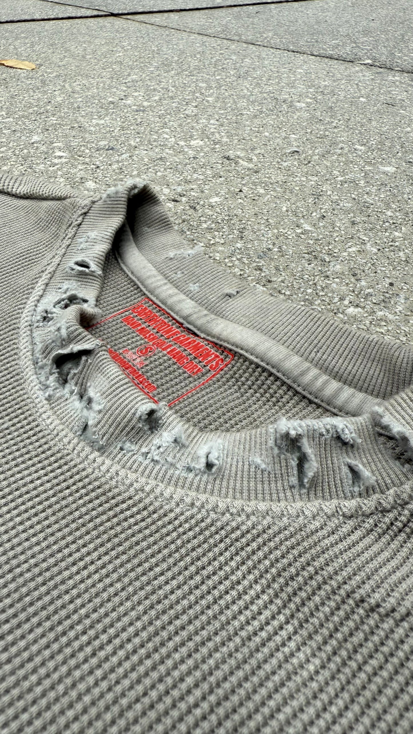 Dessert Sand Hand Distressed Eye Of Horus Long Sleeve Thermal