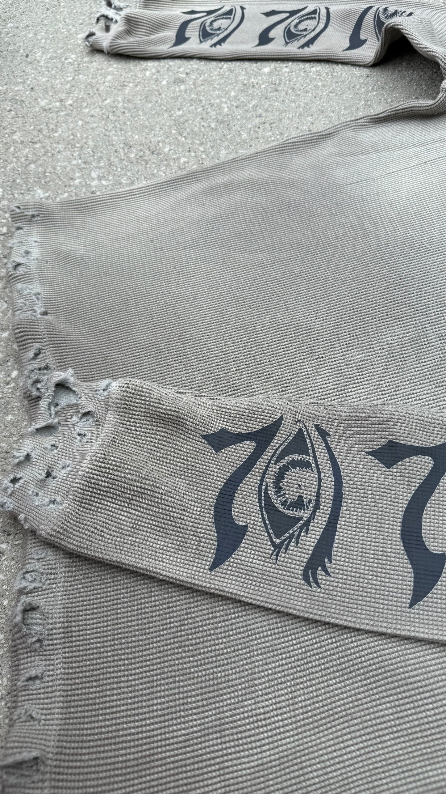 Dessert Sand Hand Distressed Eye Of Horus Long Sleeve Thermal