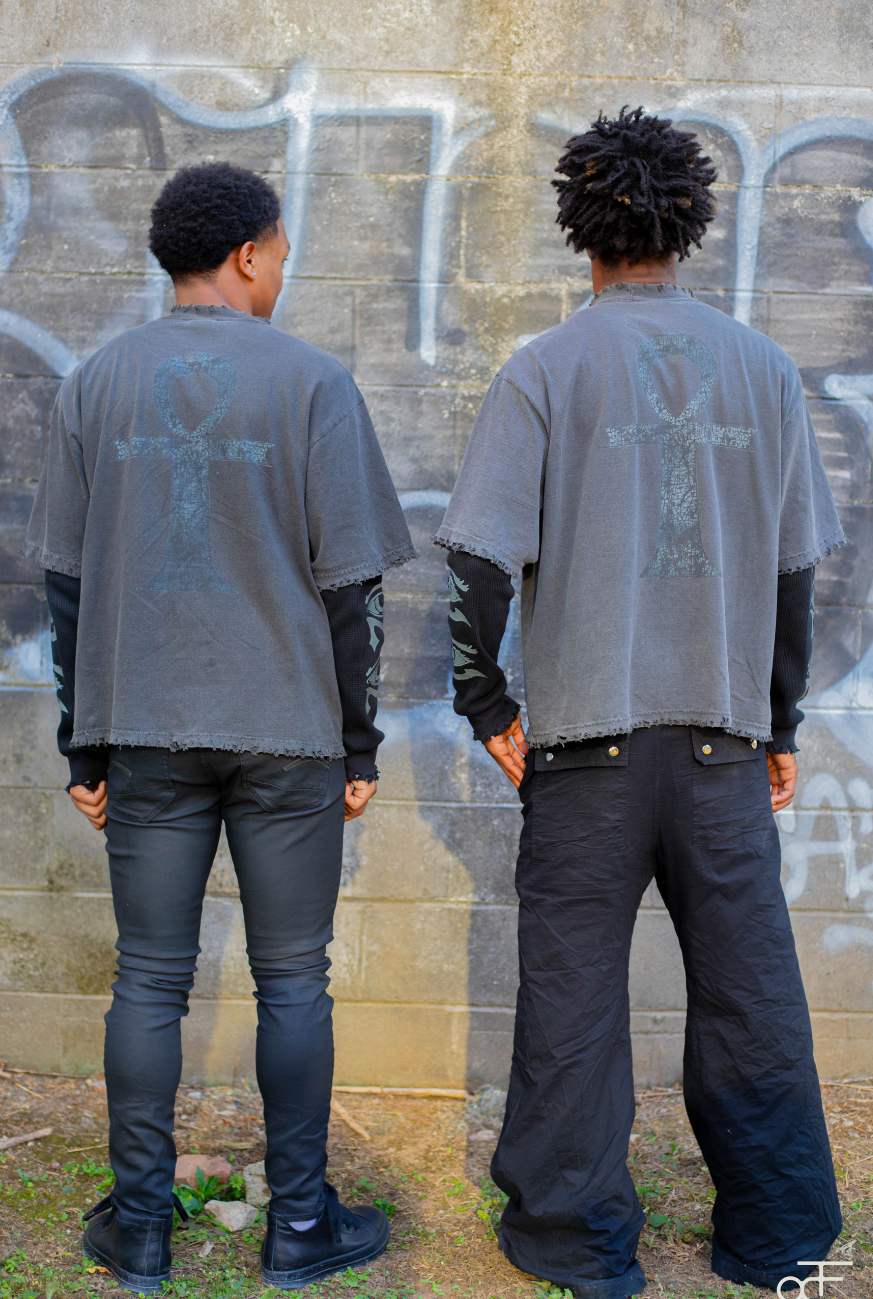 Eye of Horus double layer long sleeve 2 piece